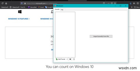 Cách thiết lập WireGuard trên Windows 