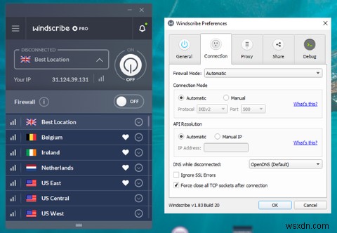 Đánh giá Windscribe VPN:Blown Away hay Light Breeze? 