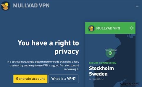 Đánh giá Mullvad VPN:Cắt cạnh và phức tạp 