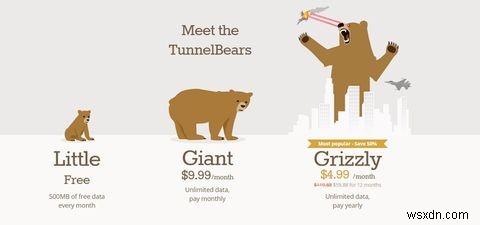 TunnelBear:VPN dễ dàng nhất để bảo vệ quyền riêng tư của bạn 