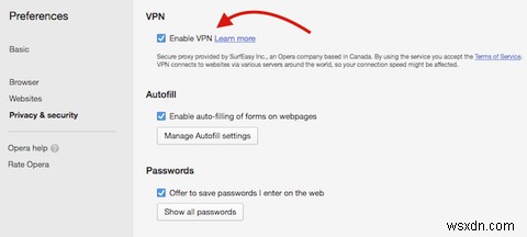 Ngăn chặn ISP của bạn khỏi việc xem xét dữ liệu web của bạn miễn phí với Opera 
