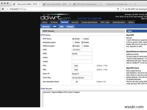 Cách thiết lập máy chủ VPN của riêng bạn bằng DD-WRT 