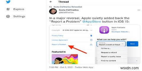 Apple giải quyết các trò gian lận trong App Store với một nút báo cáo sự cố mới 