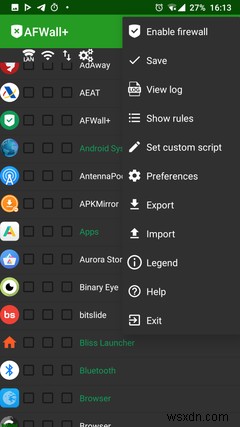 Cách thiết lập và sử dụng tường lửa Android tốt nhất:AFWall + 