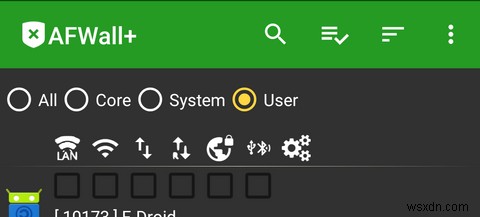 Cách thiết lập và sử dụng tường lửa Android tốt nhất:AFWall + 