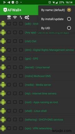 Cách thiết lập và sử dụng tường lửa Android tốt nhất:AFWall + 
