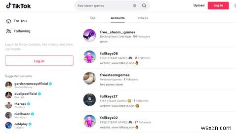 TikTok Scam mới cung cấp trò chơi Steam miễn phí:Điều gì cần chú ý 