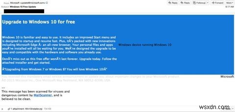 Cẩn thận với những trò gian lận ẩn sau bản nâng cấp Windows 10 miễn phí 