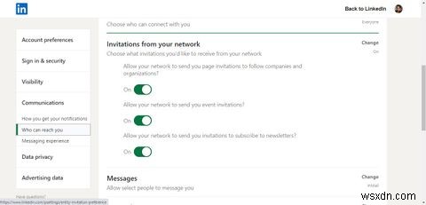 Cách kiểm soát ai có thể gửi lời mời cho bạn trên LinkedIn 