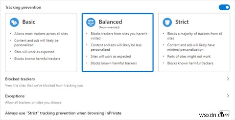 2 Tính năng cần thiết của Microsoft Edge để bảo vệ quyền riêng tư của bạn 