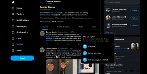Twitter Now Cho phép bạn thay đổi người có thể trả lời ngay cả sau khi bạn đã tweet 