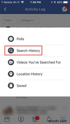 Cách xóa lịch sử tìm kiếm trên Facebook của bạn 