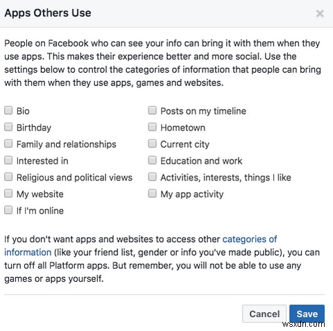 Mẹo về quyền riêng tư của Facebook:Cách hạn chế việc chia sẻ dữ liệu của bạn với các bên thứ ba 