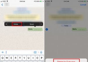 Cách hủy tin nhắn trong WhatsApp 