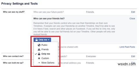 Cách kết bạn với ai đó trên Facebook và ẩn người đó khỏi cập nhật trạng thái của bạn 