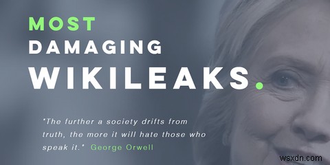 Xem các WikiLeaks hư hại nhất, tất cả trên một trang web gọn gàng 
