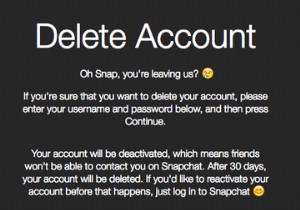 Cách xóa tài khoản Snapchat của bạn cho tốt 