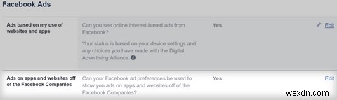 Cách ngăn Facebook hiển thị quảng cáo được nhắm mục tiêu trên các trang web khác 