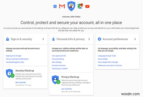 Google biết gì về bạn? Tìm hiểu và quản lý quyền riêng tư và bảo mật của bạn 
