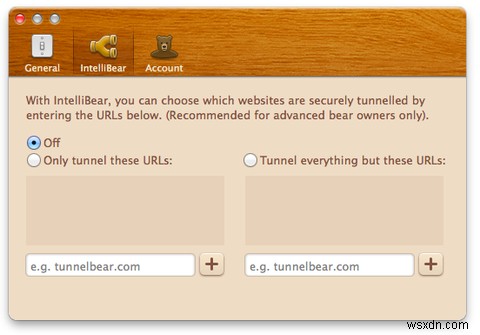 Lọc các đường hầm VPN của bạn với Tunnelbears Intellibear 