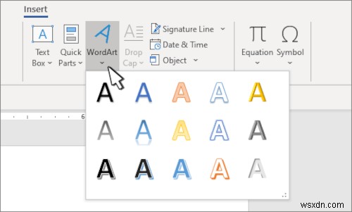 Cách chèn Văn bản trong Vòng tròn HOẶC Văn bản trong Vòng tròn trong Microsoft Word 
