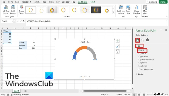 Cách tạo Biểu đồ đo trong Excel 