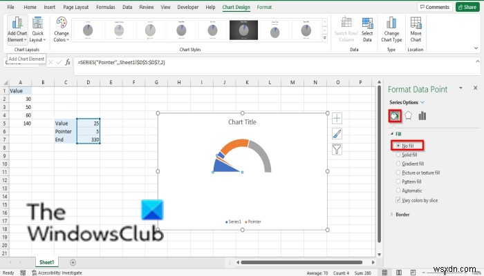 Cách tạo Biểu đồ đo trong Excel 