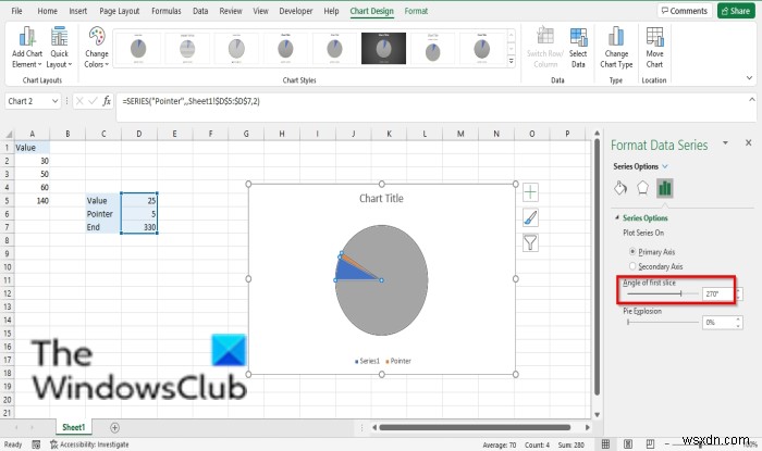 Cách tạo Biểu đồ đo trong Excel 