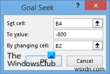 Cách sử dụng Goal Seek trong Excel 