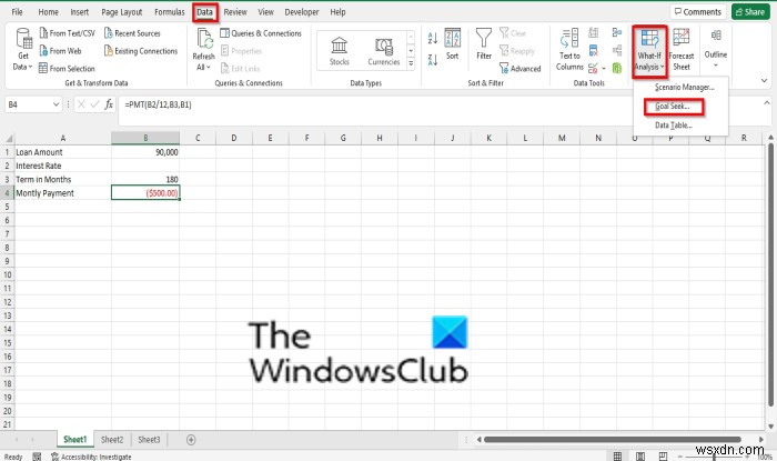 Cách sử dụng Goal Seek trong Excel 