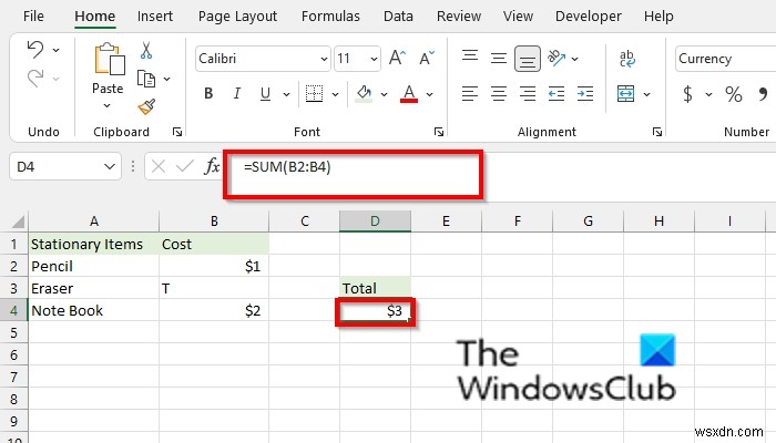 Cách sửa lỗi #VALUE trong Excel 