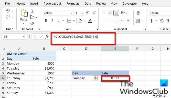 Cách sửa lỗi #REF trong Excel 