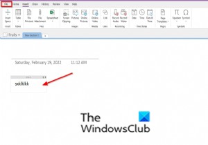 Cách tắt Vùng chứa Ghi chú trong OneNote 