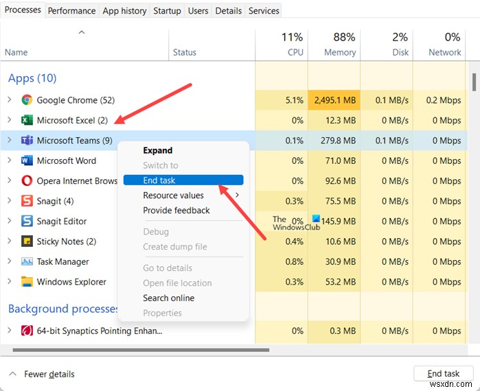 Microsoft Teams đang hiển thị màn hình trắng hoặc đen trống 