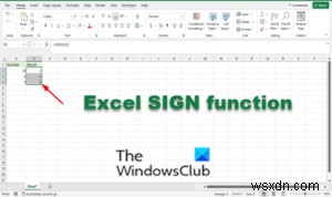 Cách sử dụng hàm SIGN trong Excel 