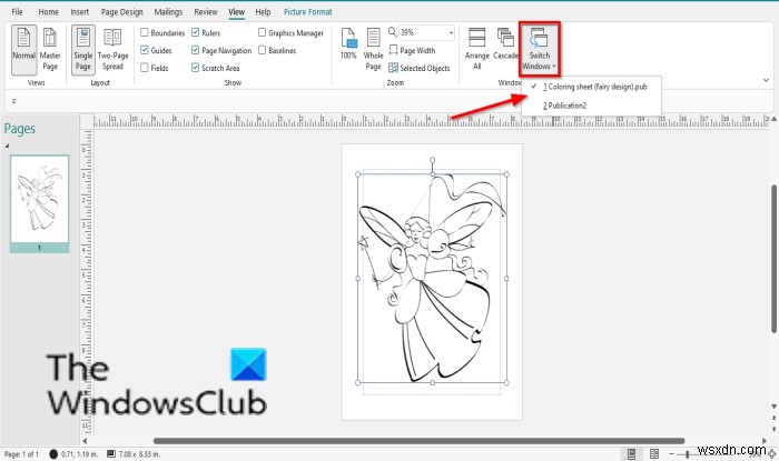 Cách sắp xếp lại các Trang trong Microsoft Publisher 