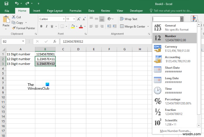 Cách ngăn Excel làm tròn số 