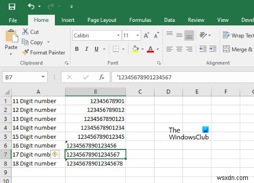 Cách ngăn Excel làm tròn số 