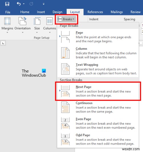 Cách chèn Đầu trang và Chân trang trên các trang cụ thể trong Microsoft Word 