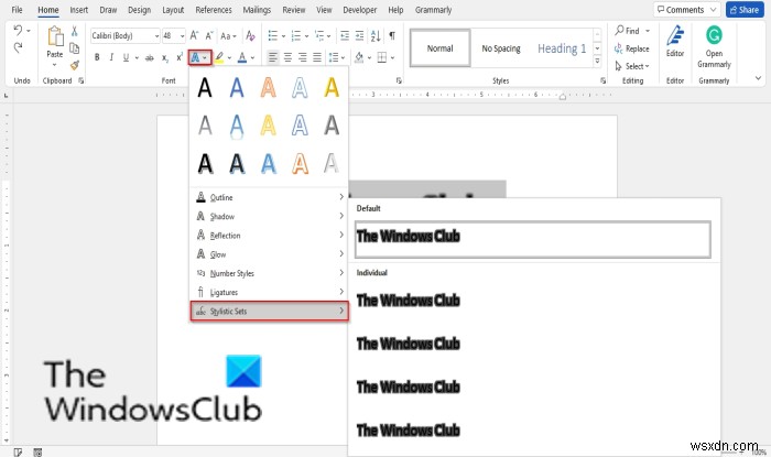 Cách làm mờ phông chữ trong Microsoft Word 