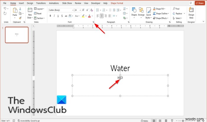 Cách tắt Superscript và Subscript trong PowerPoint 