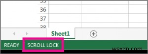 Các phím mũi tên không hoạt động trong Microsoft Excel 