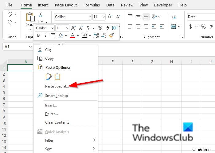 Cách sửa lỗi Microsoft Excel không dán được dữ liệu 