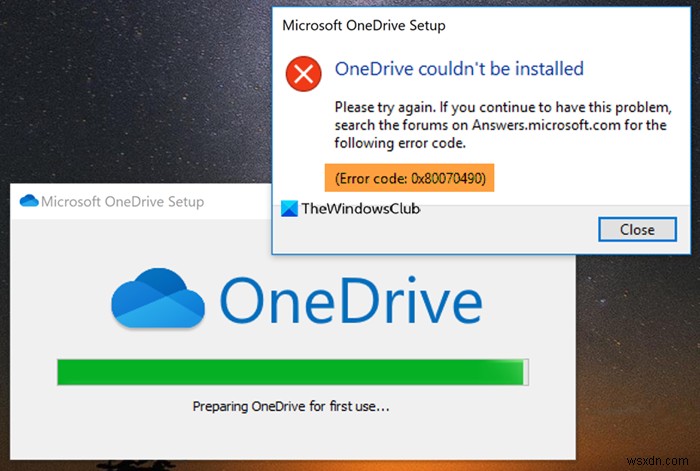 Sửa mã lỗi OneDrive Personal Vault 0x80070490 