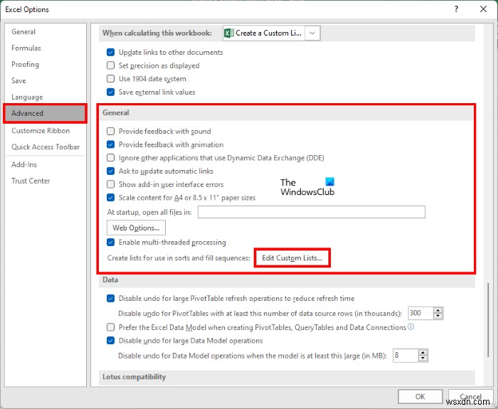 Cách tạo Danh sách tùy chỉnh trong Excel 