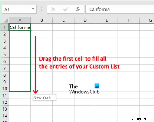 Cách tạo Danh sách tùy chỉnh trong Excel 