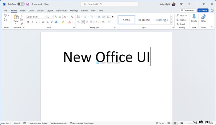 Cách tải giao diện người dùng Office mới trên Windows 11 