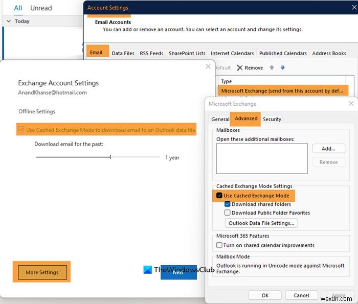 Sửa lỗi Outlook 0x8004011D, Máy chủ không khả dụng 