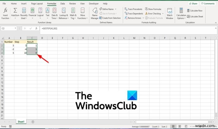 Cách sử dụng hàm GSTEP trong Microsoft Excel 