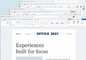 Các tính năng mới trong Microsoft Office 2021 